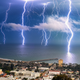 Illustration for article titled This long exposure shot makes a lightning storm look downright apocalyptic